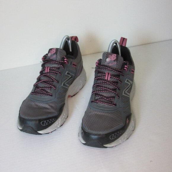 New Balance 573 Trail Running Shoes Size 9.5 All Terrain Gray / Pink - Picture 2 of 7